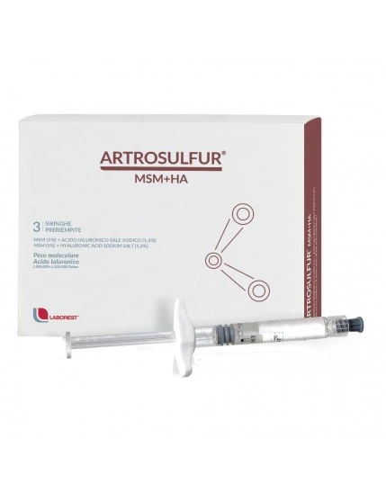 Artrosulfur Msm + Ha 3 Siringhe Preriempite
