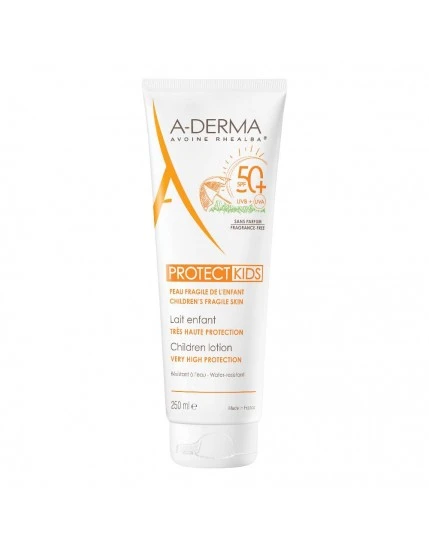 Aderma (Pierre Fabre It.Spa) A-Derma Linea Solare Protect SPF50+ Kids Protezione Altissima Latte 250 Ml