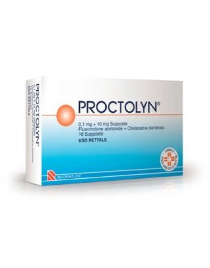 Proctolyn 10 Supposte 0,1mg+10mg